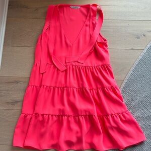 Amanda Uprichard WORN ONCE Neon dress